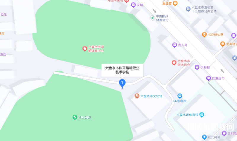 六盤水市體育運動職業技術學校地址，乘車路線