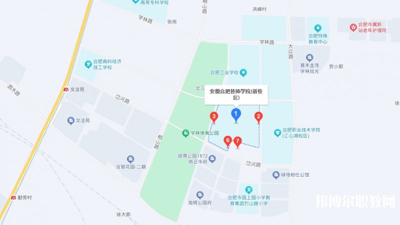 合肥技師學(xué)院地址，乘車路線